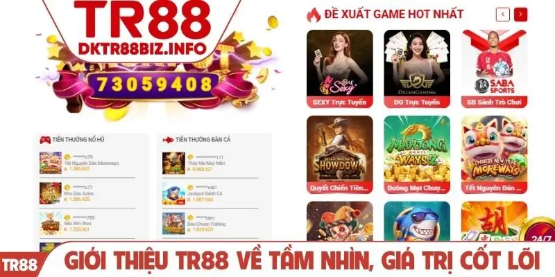 Giới thiệu TR88 về tầm nhìn, giá trị cốt lõi