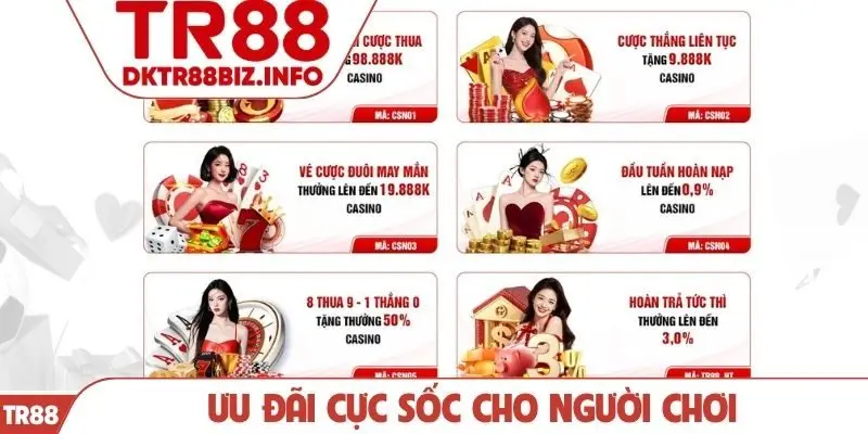 Ưu đãi cực sốc cho người chơi