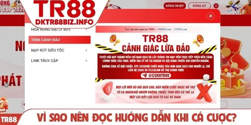 Vì sao nên đọc hướng dẫn khi cá cược?